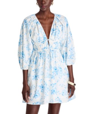 WAYF - Leighton Poplin Mini Dress