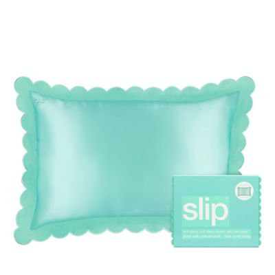Pure Silk Scalloped Edge Pillowcase, Queen