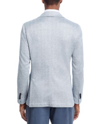 Linen, Silk, & Cotton Herringbone Jersey Soft Jacket