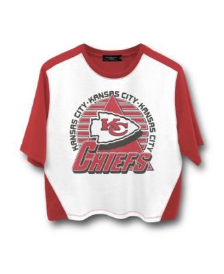 Women's NFL Kansas City Chiefs Color Block Crop Tee