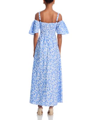 Off-the-Shoulder Cotton Maxi Dress - Exclusive