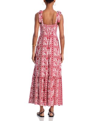 Tile Print Maxi Dress - Exclusive