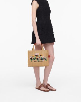 The Daisy Medium Woven Tote Bag