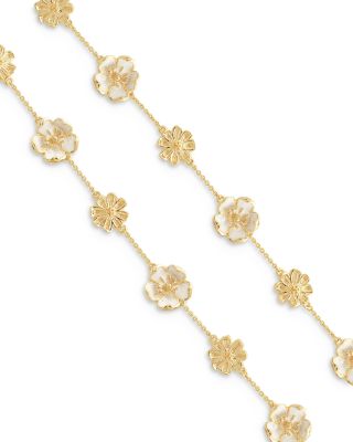 Bloom Station Necklace in 18K Gold Plated, 20" - Exclusive