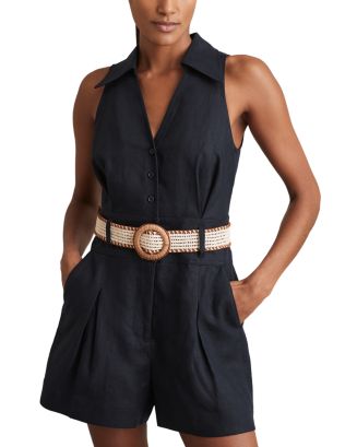 【海外限定】REISSプレイスーツ☆Anjie Pure Linen Playsuit, Cr REISS Anjie Linen Playsuit | Bloomingdale's