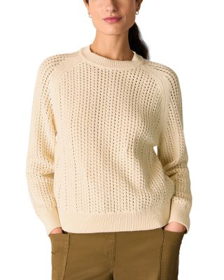 Whistles - Pointelle Crewneck Knit Sweater