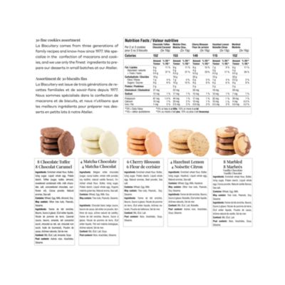 Le Carre Gourmand Assorted Cookie Box, 30 piece