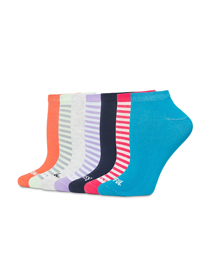 Hue Moods Liner Socks, Pack Of 7 In Moods