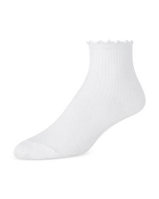 Ruffled Anklet Socks, Set of 3