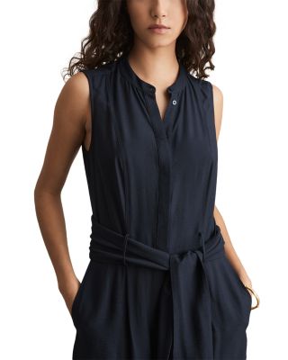 【海外限定】REISSジャンプスーツ☆Raven Belted Shirt Jumpsuit REISS Raven Belted Jumpsuit | Bloomingdale's