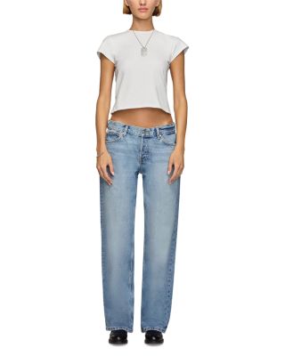 Low Rise Straight Leg Jeans