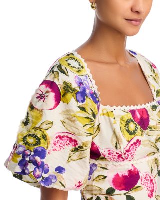 Fruit Vine Puff Sleeve Top - Exclusive