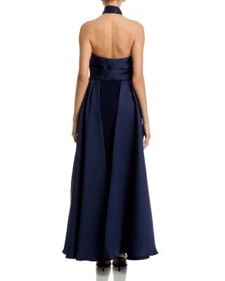 Halter Mikado Gown - Exclusive