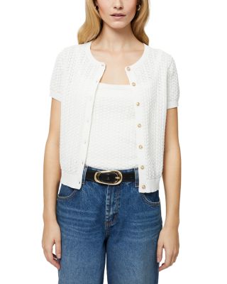 Pointelle Button Cardigan