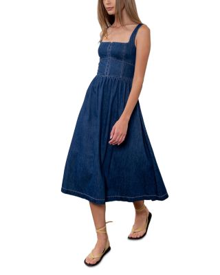Denim Midi Dress