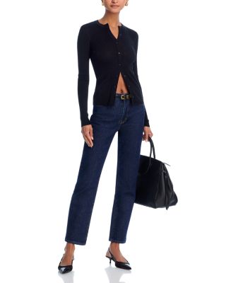 The Borrowed High Rise Ankle Slim Leg Jeans in Taboo