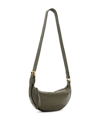 Half Moon Leather Crossbody