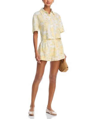 AQUA - Rose Print Shirt & Shirts - Exclusive