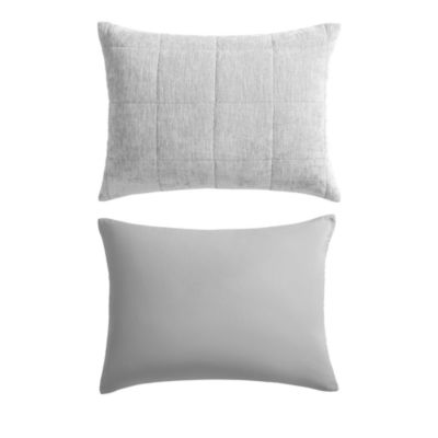 Chenille Box Solid 3 Piece Quilt Set, King