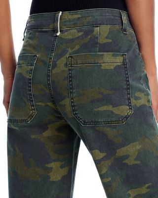 Camouflage Wide Leg Pants