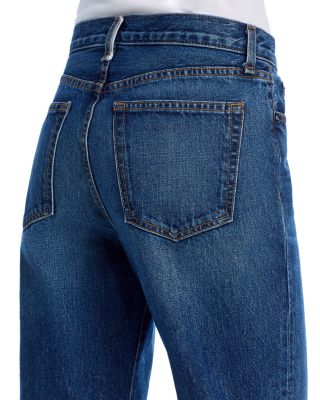 Mid Rise Straight Leg Jeans in Paris