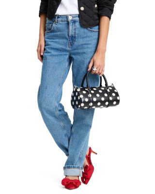 Spade Icon Dot Barrel Bag