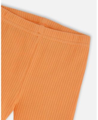 Girls' Printed Organic Cotton Dress and Solid Leggings Set - Baby