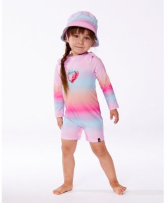 Girls' Long Sleeve One-Piece Rashguard - Baby