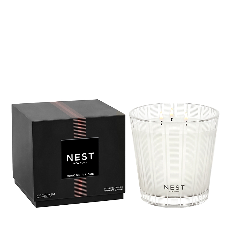Nest New York Rose Noir & Oud 3-wick Candle, 21.1 Oz.