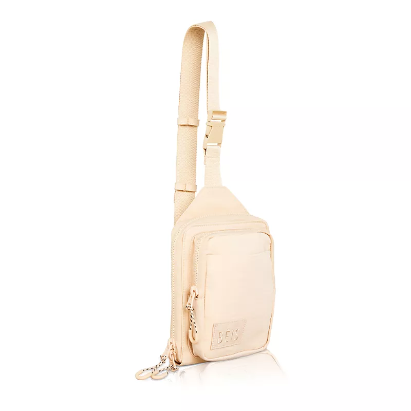 BEIS The Sport Sling Bag in Beige