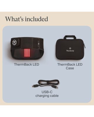 ThermBack Heat, Vibration & LED Wrap for Back Pain