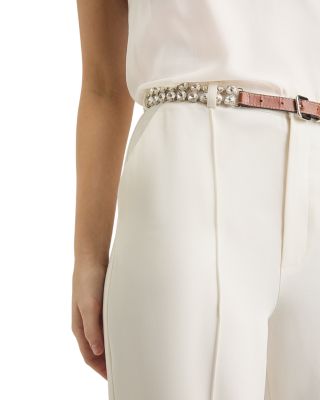 Rhinestone Belt Ester Pants