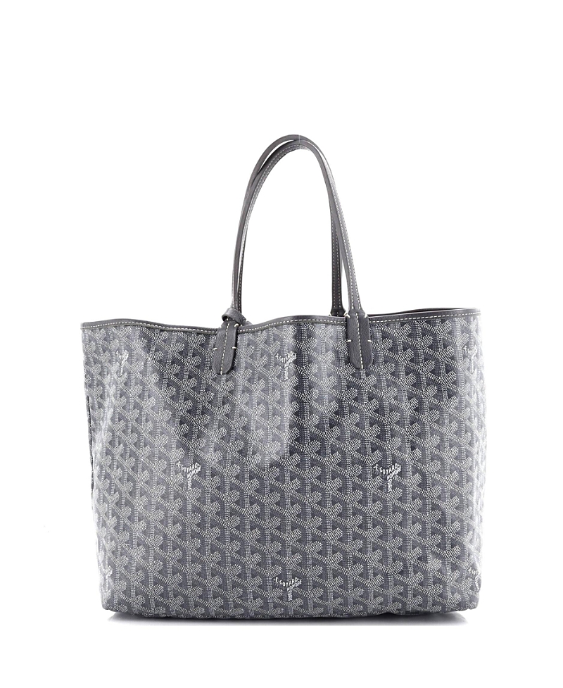 Pre-owned Pre-owned Goyard Goyard Pm Saint Louis Tote Coated Canvas In Gray