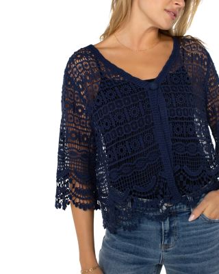 Scalloped Crochet Bolero