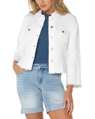 Liverpool Los Angeles - Frayed Denim Jacket