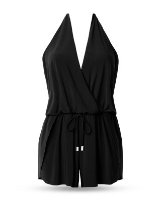Solid Bianca Romper One Piece Swimsuit