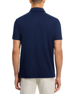 Sleek Pique Zip Polo Shirt