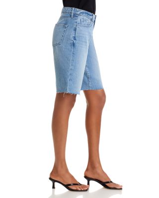 Elise Low Rise Denim Bermuda Shorts