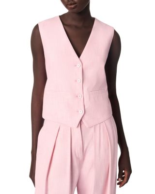 Maje - Sleeveless Suit Jacket