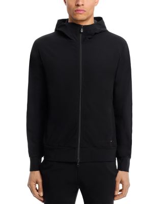 Hooded Zip Front Jacket