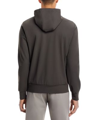 Hooded Zip Front Jacket