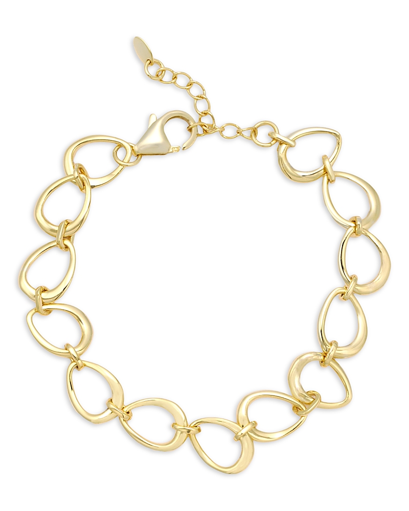 Argento Vivo Oval Link Bracelet In Gold