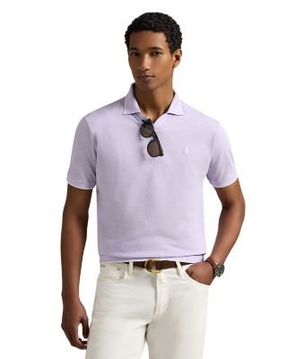 Polo Ralph Lauren - Short Sleeve Tonal Jacquard Mesh Polo Shirt