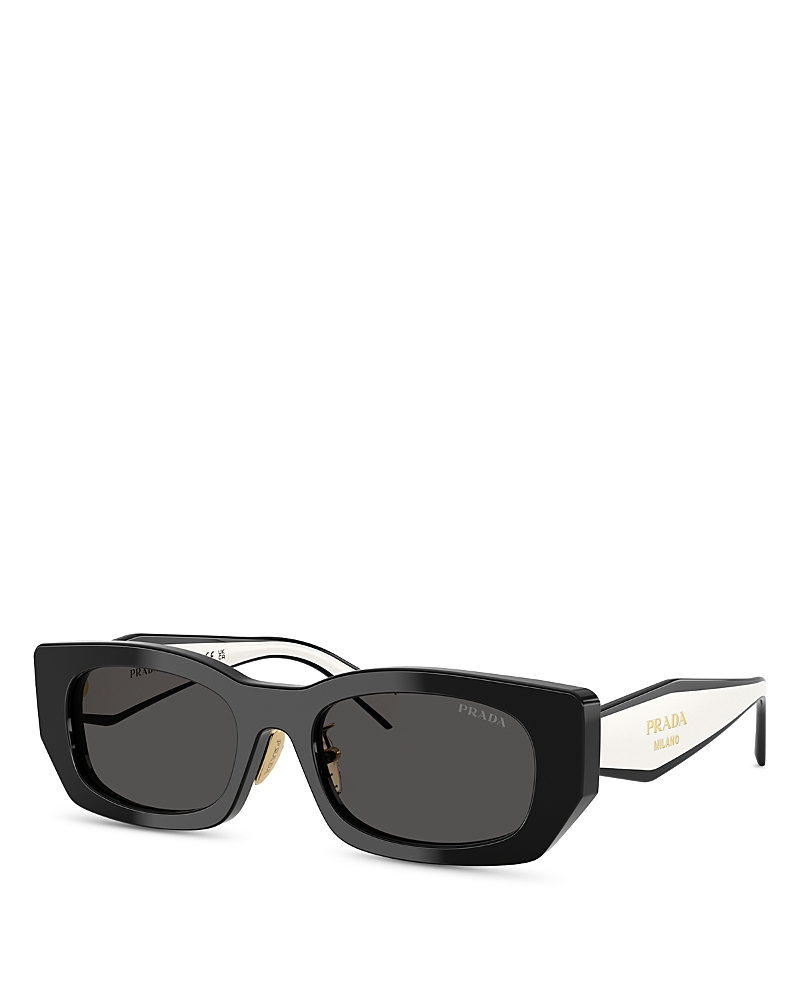 Prada Woman Sunglass Pr B05s In Black/dark Gray