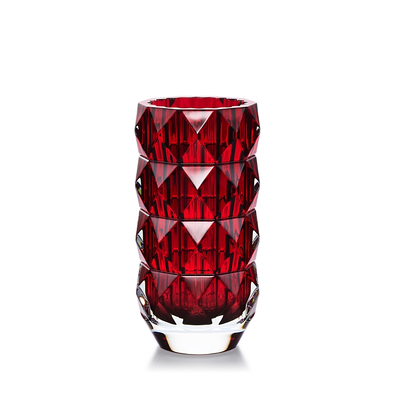 Baccarat Louxor Round Small Vase, Red - Exclusive
