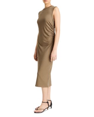 Ruched Side Sheath Dress