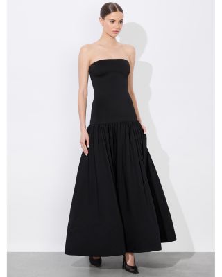 Oriana Strapless Drop Waist Dress