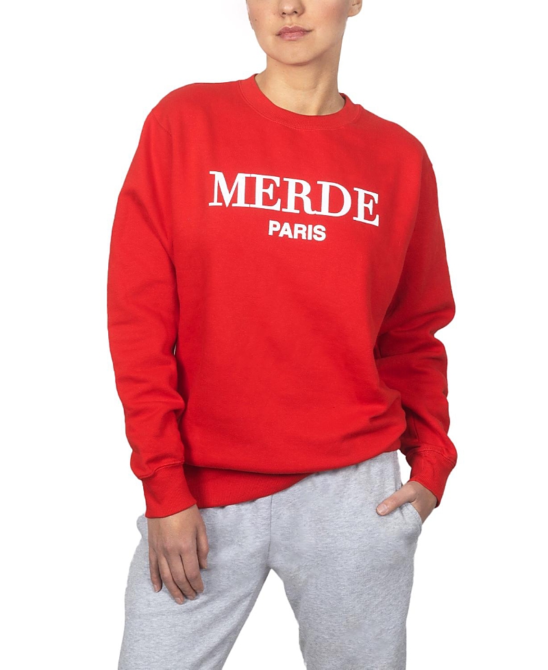 Departure Merde Sweatshirt In Red