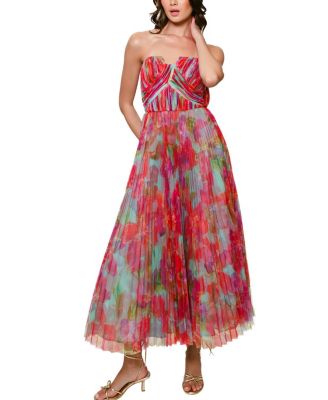 Corene Floral Tulle Gown