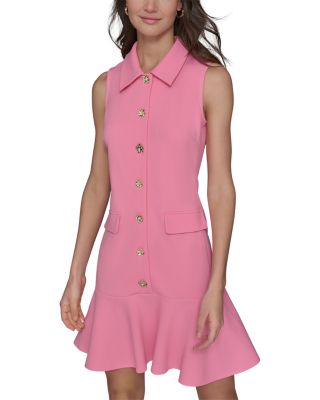 KARL LAGERFELD PARIS - Collared A Line Dress